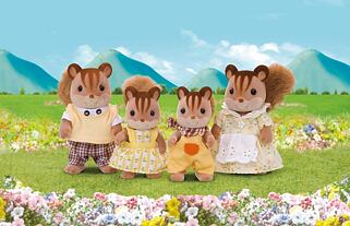 Sylvanian Families - Rodina hnědých veverek