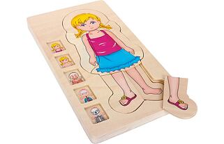 Small Foot - Anatomie-Puzzle aus Holz