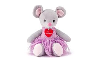 Myška Akiko šedá, 30 cm