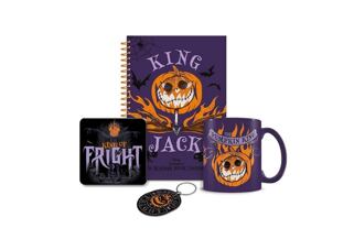 Nightmare Before Christmas-Geschenkset (Notizblock, Tasse, Untersetzer, Schlüsselanhänger)