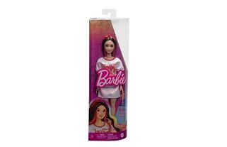Barbie Modell-weiß glänzendes Kleid HRH12
