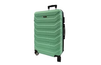 Bavy Cestovní kufr skořepinový 24"  Ribs Light green