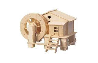Woodcraft Dřevěné 3D puzzle Vodní mlýn