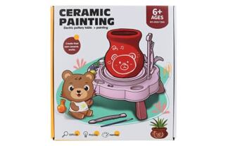 Hrnčířský kruh na baterie tyrkysový