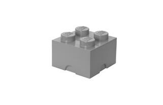 LEGO úložný box 4 - šedá