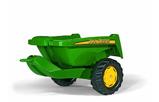 Vlečka za traktor John Deere malá zelená