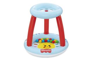 Nafukovací hrací centrum Fisher Price s míčky - 15ks, 89cm x 89cm x 84cm
