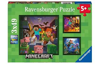 Ravensburger Minecraft Biomes 3x49 dílků
