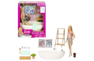 Barbie®-Puppe und Bad mit Seifenkonfetti - blond