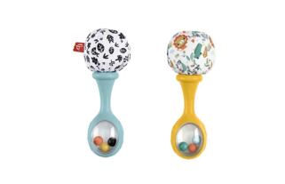 Fisher-Price® Wiege-Ball-Rasseln - Blätter und Tiere