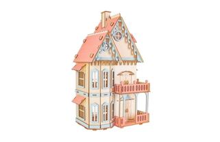 Woodcraft Dřevěné 3D puzzle Gotická vila