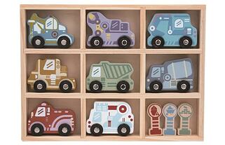 2Kids Toys Sada dřevěných aut