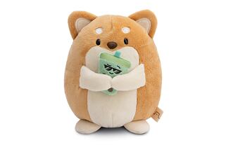 NICI plyš MyMochi Pejsek Hiro 16cm s bubble tea v dárkovém balení,11x12x6,5cm