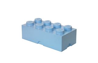 LEGO úložný box 8 - světle modrá