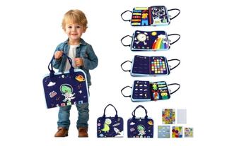 2Kids Toys Senzorická busy kniha Vesmír