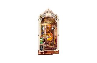 RoboTime 3D skládačka Zarážka na knihy Miniatura domečku Prázdninová kavárna