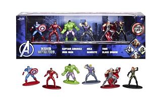 Kovové figurky Marvel Avengers  sada 6 ks