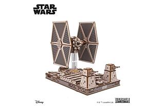 Ugears 3D dřevěná mechanická skládačka Star Wars Stíhačka TIE