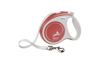 Flexi-Leine Comfort Plus S, 5 m, hellrot