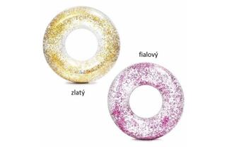 Plovací kruh Intex flitrový 119 cm