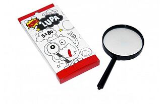 Lupa plast/sklo 16cm