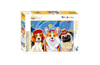Brain Tree Puzzle Hundefamilie 1000 Teile