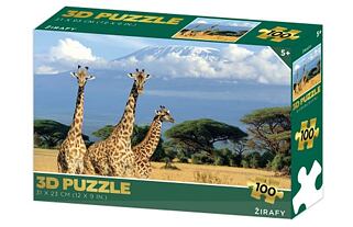 Puzzle 3D - Žirafy