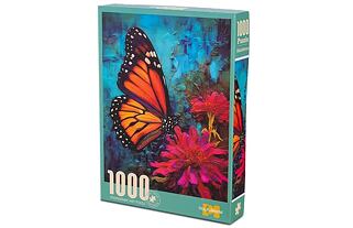 Puzzle motýl 70x50cm 1000dílků