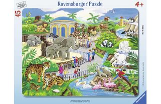 Ravensburger Puzzle Besuch im ZOO, 30-48 Teile