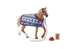 Schleich 42360 Englisches Vollblut mit Decke