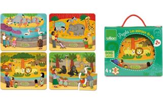 Vilac Holzpuzzle Zoo
