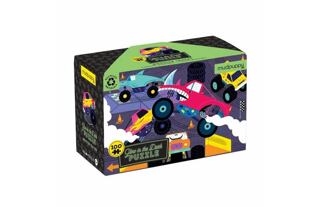 Mudpuppy Puzzle Monster Trucks - leuchtet im Dunkeln 100 Teile