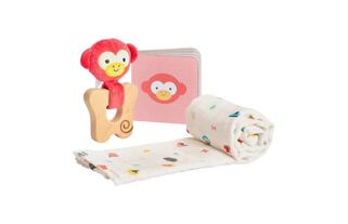 Petit Collage Dárkový set pro miminka opička