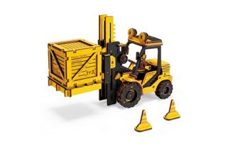 RoboTime 3D-Holzpuzzle Gabelstapler