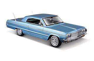 Maisto - Special Editon - 1964 Chevrolet Impala SS, metal modrá, 1:26