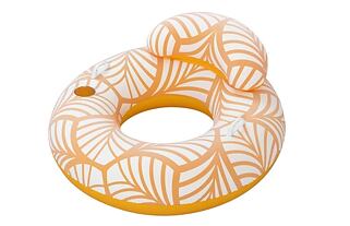 Nafukovací kruh/křeslo s úchyty Comfort Plush Deluxe, 118x117cm