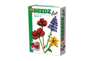 Bügelperlen Kunst - Blumenwiese
