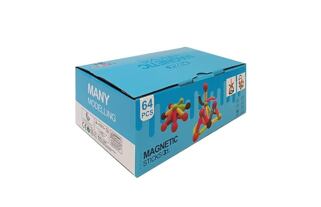 Magnetická stavebnice 64 ks