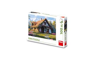 Puzzle Chata v údolí 100 XL dílků