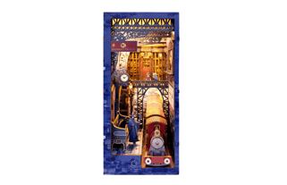 2Kids Toys 3D skládačka Zarážka na knihy Miniatura domečku Magické nádraží