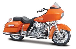 Maisto - HD - Motorrad - 2002 FLTR Road Glide, orange-metallic, Blisterbox, 1:18