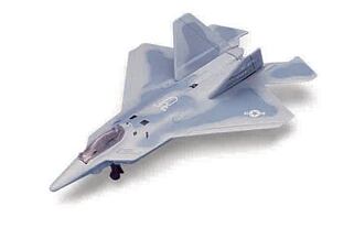 Maisto - Fresh Metal Tailwinds - Flugzeug, F-22 Raptor, hellblau 
