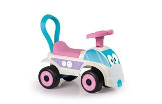 Odrážedlo auto, bílo-růžová