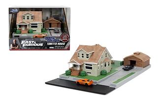 Rychle a zběsile Nanodiorama Dominikův dům s autíčky