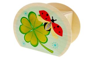 Hess Dřevěná pokladnička muchomůrka