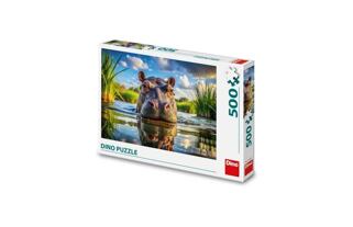 Dino Puzzle Roztomilý hroch 500 dílků