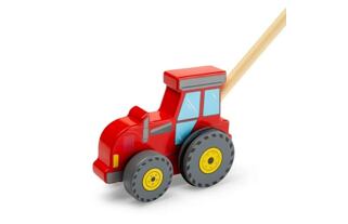 Bigjigs Toys Dřevěný jezdík Traktor