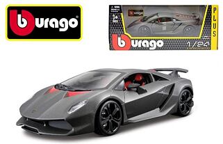 LAMBORG.SESTO ELEMENTO 1:24 šedá metalíza