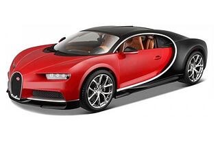 BUGATTI CHIRON 1:18 červeno-černé