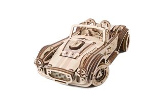 Ugears 3D dřevěné mechanické puzzle Driftující závoďák Cobra